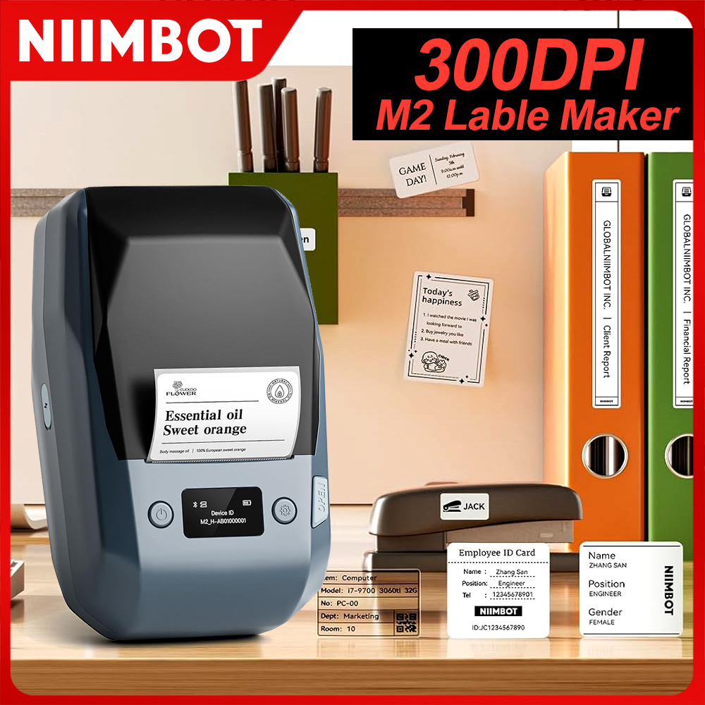 Commercial Label Printing Machine - Imprimante d'étiquettes thermique portable NIIMBOT M2