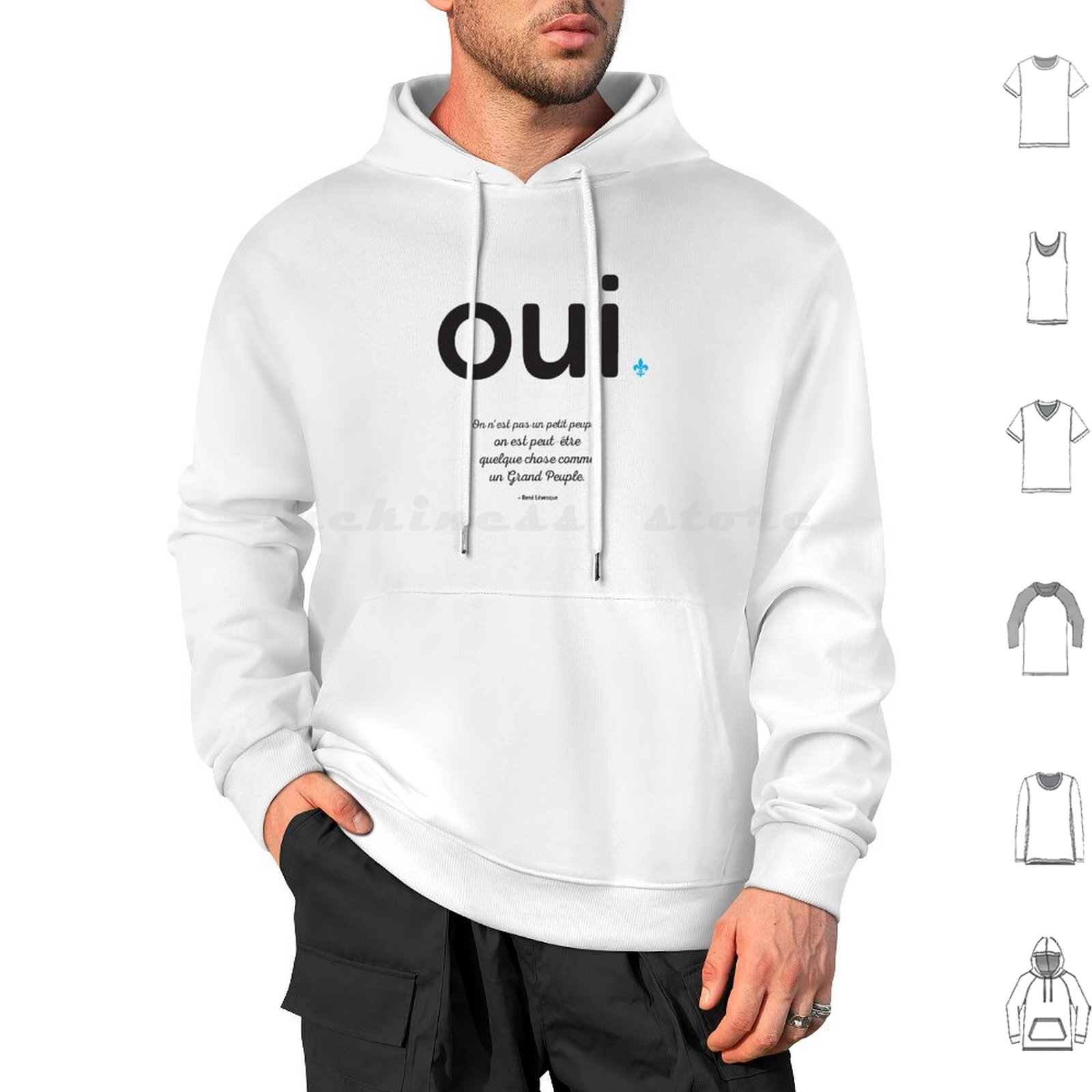 Printing Qc - Québec René Lévesque Citation Grand Peuple