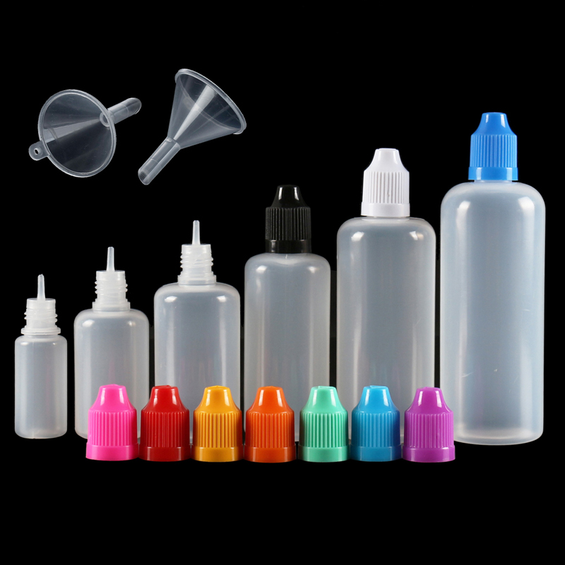 Sublimation Ink 100Ml - Bouteilles compte-gouttes vides en plastique LDPE