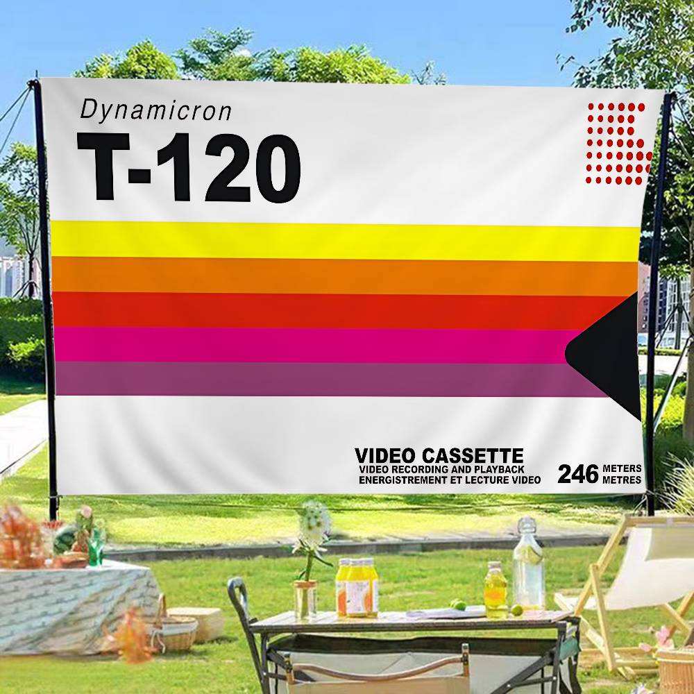 Commercial Banner Printing - Bannière publicitaire commerciale V-VHS avec logo