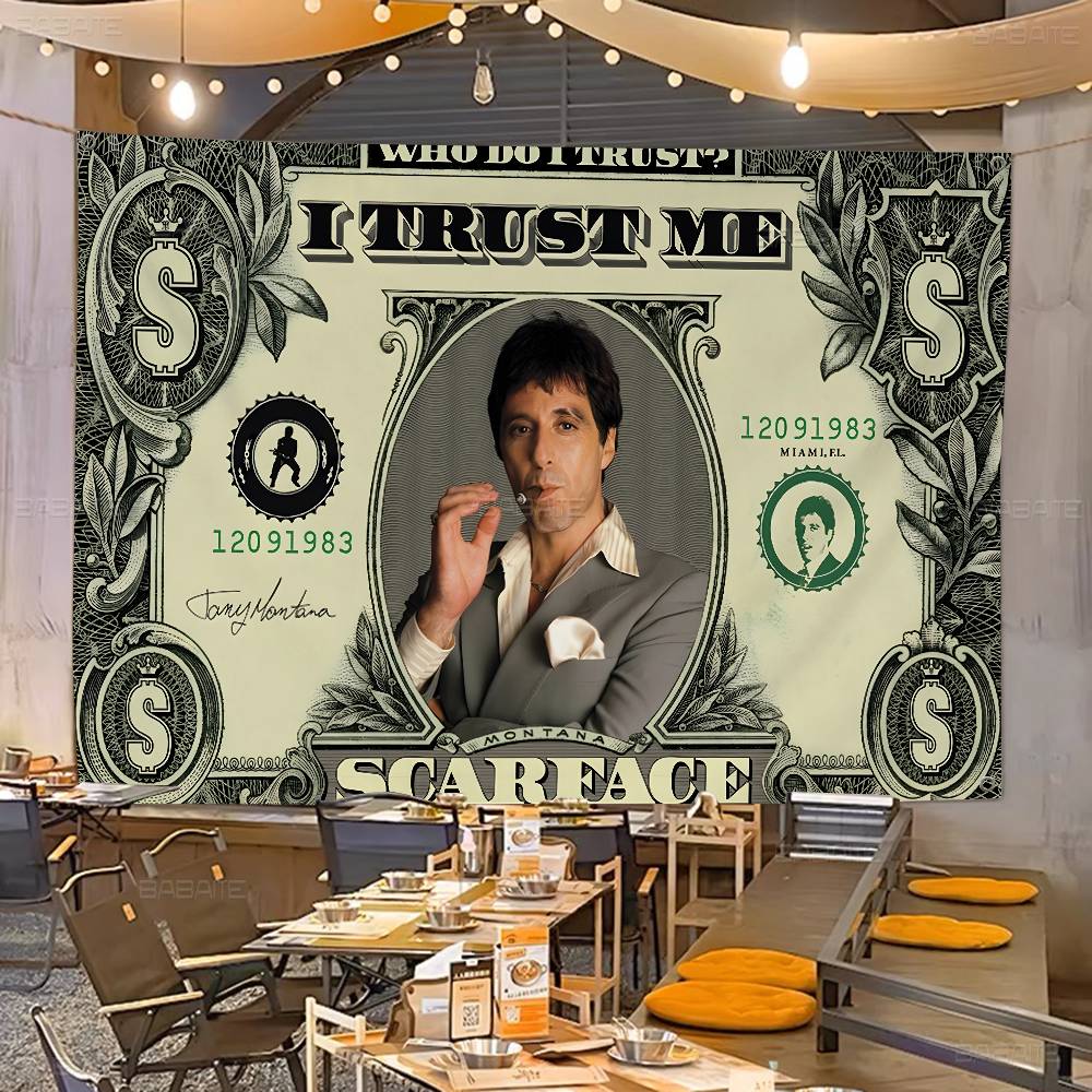Commercial Banner Printing - Drapeau publicitaire rétro S-Scarface à impression