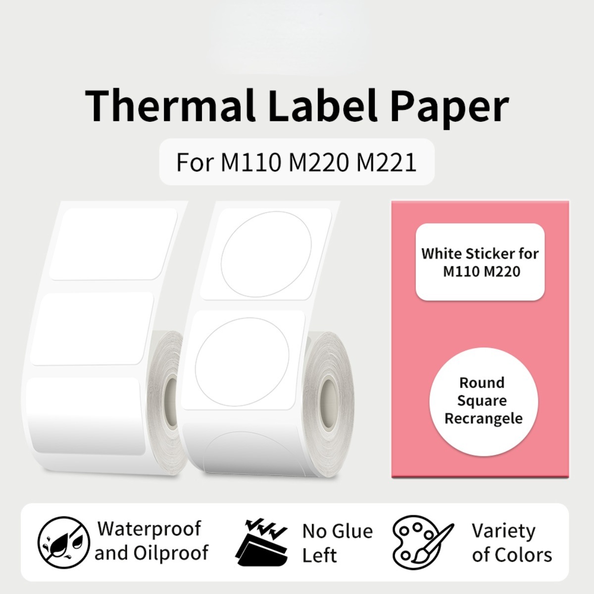 Commercial Label Printing Machine - Étiqueteuse en papier thermique M110, étiquette
