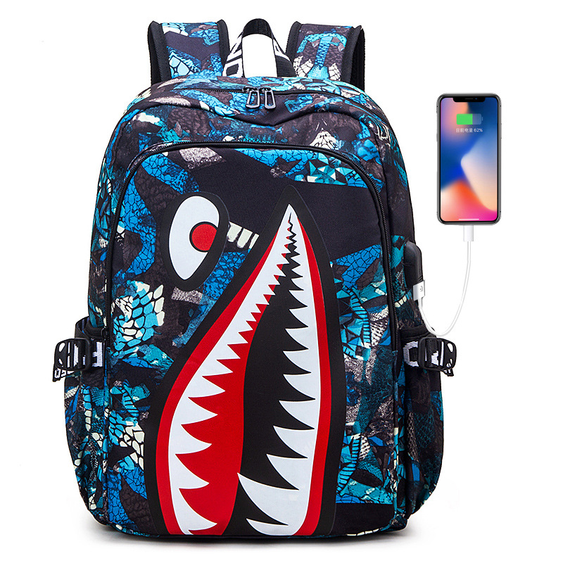 Printing Qc - Cartable primaire avec imprimé requin de