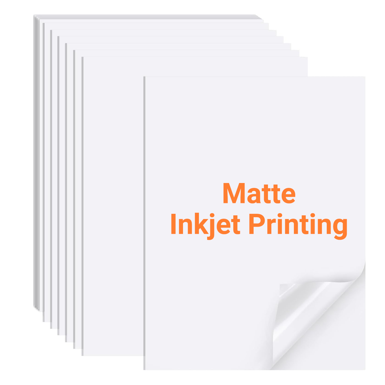 Commercial Vinyl Printing - Papier autocollant en vinyle mat A4