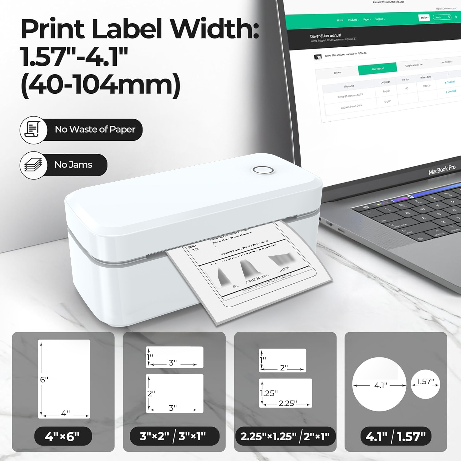 Imprimante d'étiquettes thermi - Commercial Label Printing Machine avis et prix
