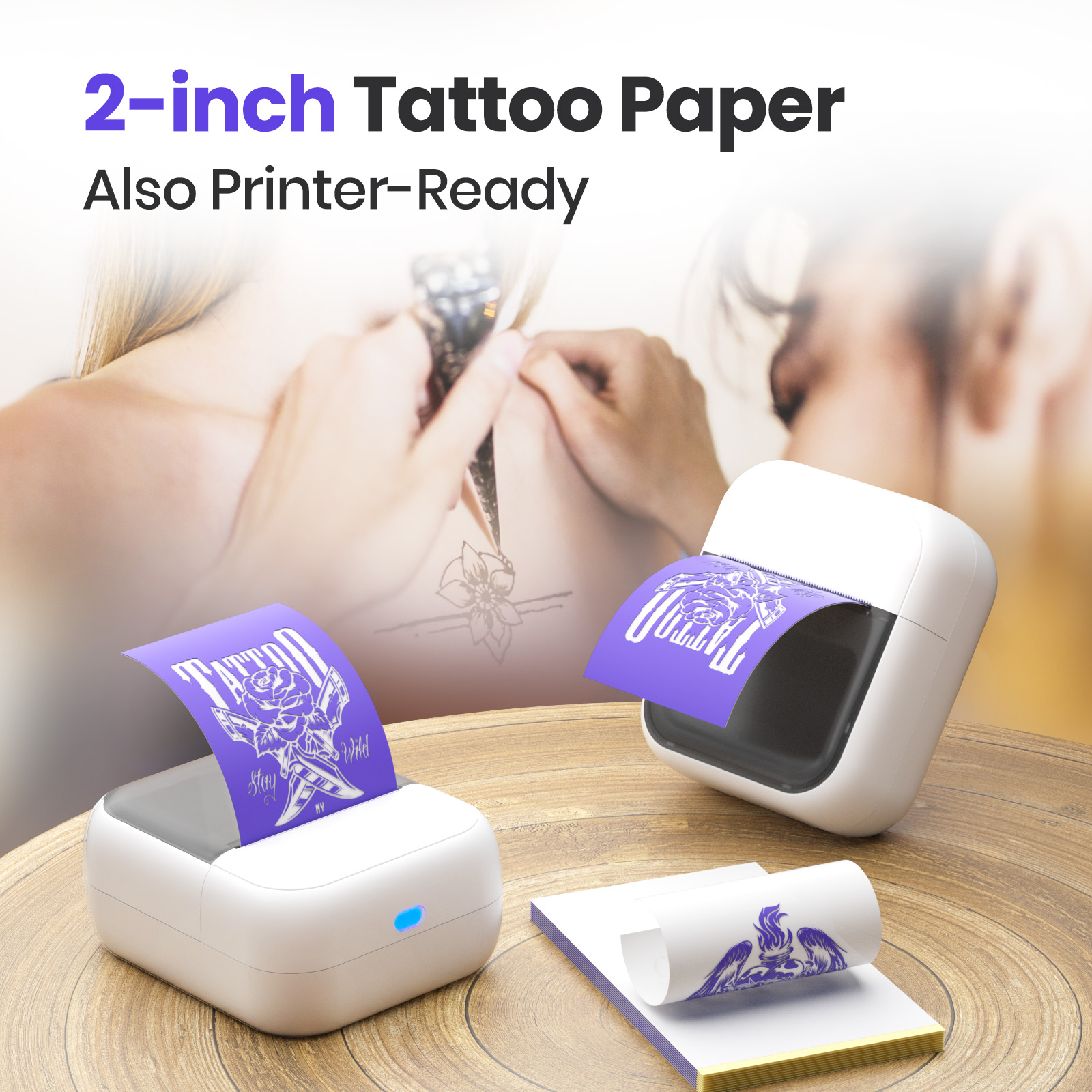 C50 Mini imprimante de tatouag - Commercial Book Printing Machines avis et prix