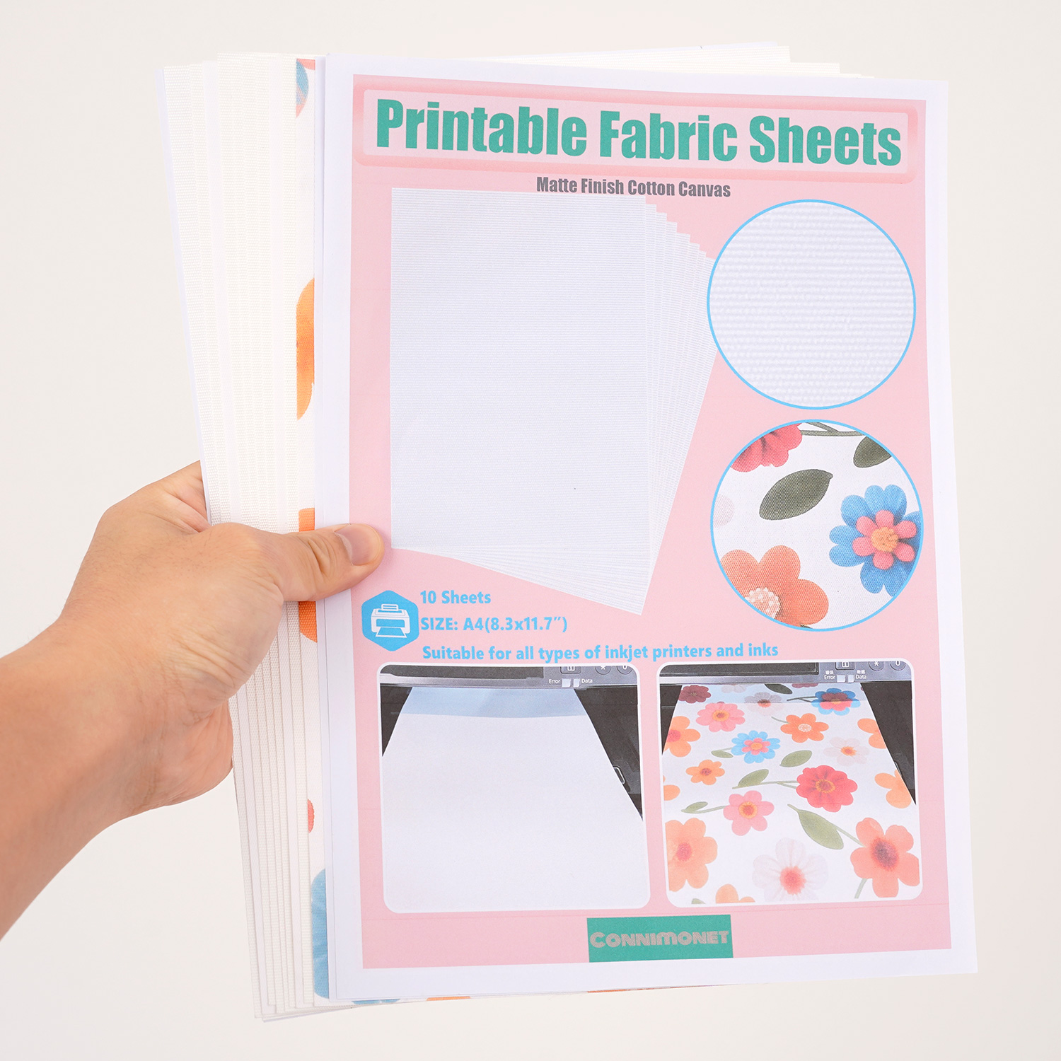 Tissu en toile de coton blanc  - Commercial Fabric Printing Machine avis et prix