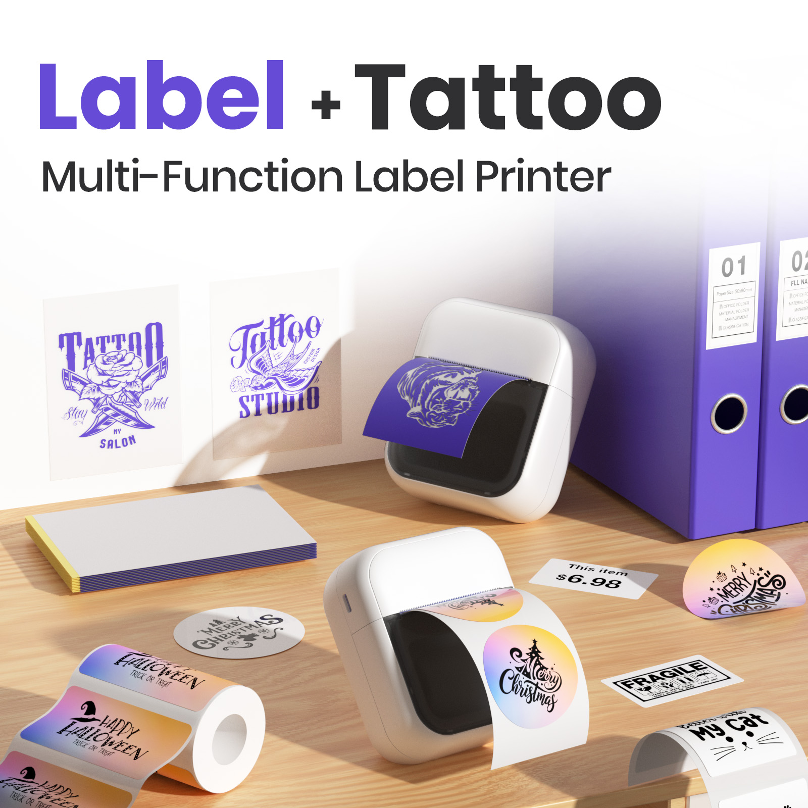 C50 Mini imprimante de tatouag - Commercial Book Printing Machines avis et prix