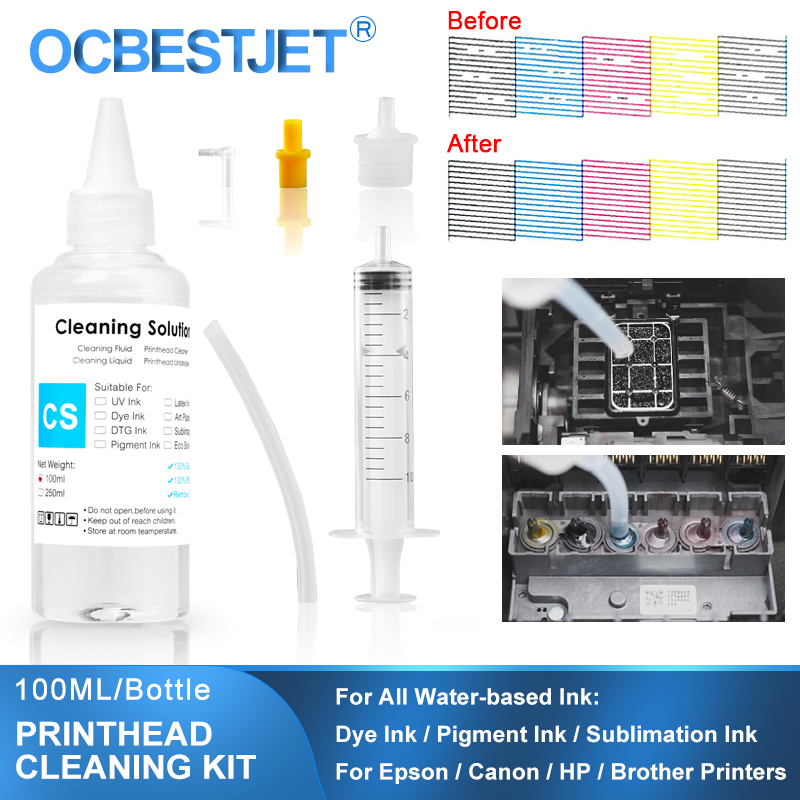 Solution de nettoyage liquide  - Sublimation Ink 100Ml avis et prix