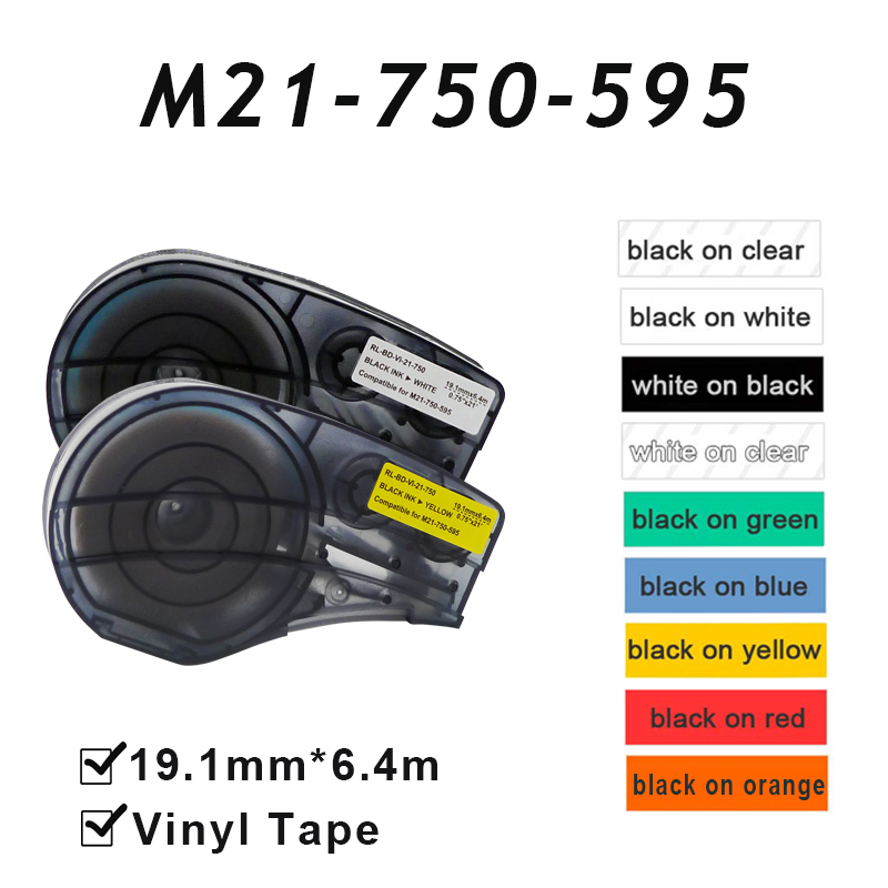M21-750-595 multicolore 19.1mm - Commercial Vinyl Printing avis et prix