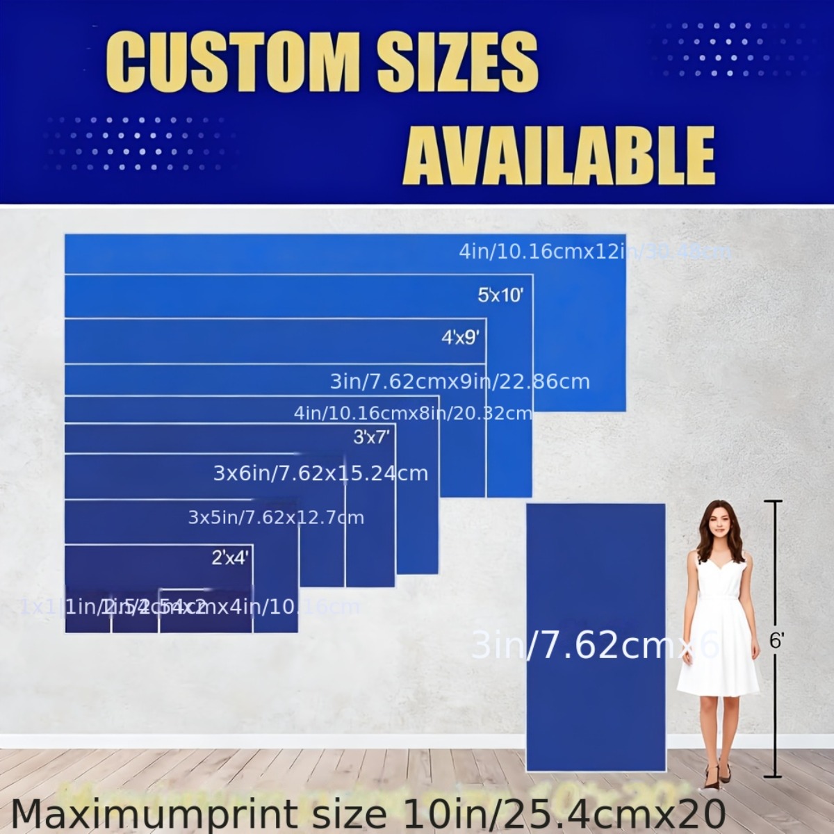 Bannière en vinyle personnalis - Commercial Vinyl Printing avis et prix