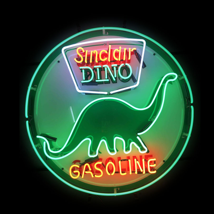 Enseigne néon Sinclair Dino Ga - Commercial Printing Icon avis et prix