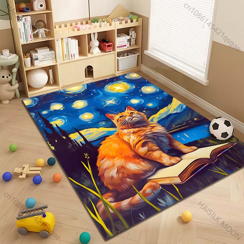 Tapis imprimé avec chat assis  - Commercial Book Printing Machines avis et prix