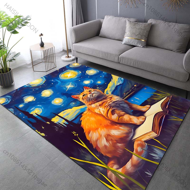 Tapis imprimé avec chat assis  - Commercial Book Printing Machines avis et prix