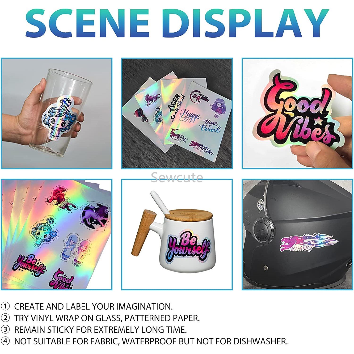 Papier autocollant holographiq - Commercial Vinyl Printing avis et prix