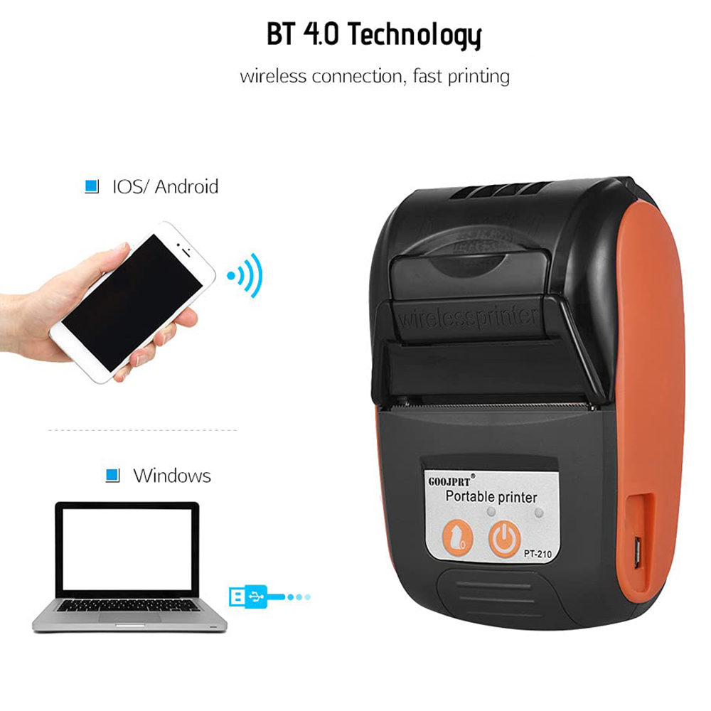 Mini imprimante thermique port - Commercial Label Printing Machine avis et prix